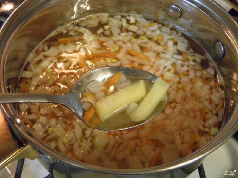 Рецепт: Детский суп с фрикадельками из говядины - Для детей от 1,5 лет