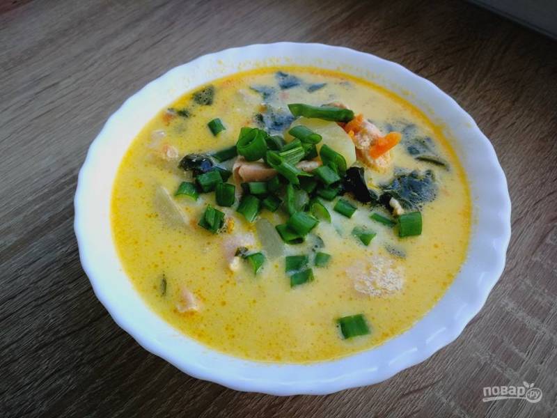 Рецепт супа со свежей горбушей