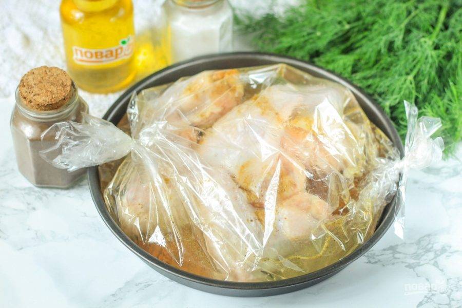 Мамин рецепт гречки с курицей в рукаве с фото пошагово