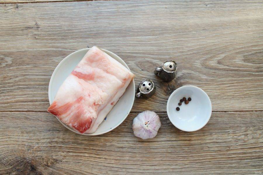 Сало солёное в рассоле - Пошаговый рецепт с фото. Закуски. Закуски из мяса