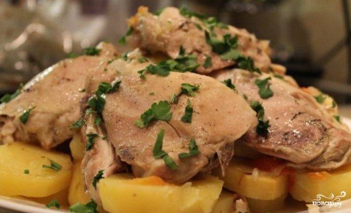 Свинина с картошкой в рукаве в духовке — пошаговый рецепт с фото
