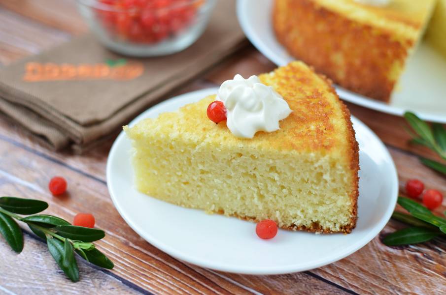 Торт «Манник с ягодами» — рецепт с фото пошагово
