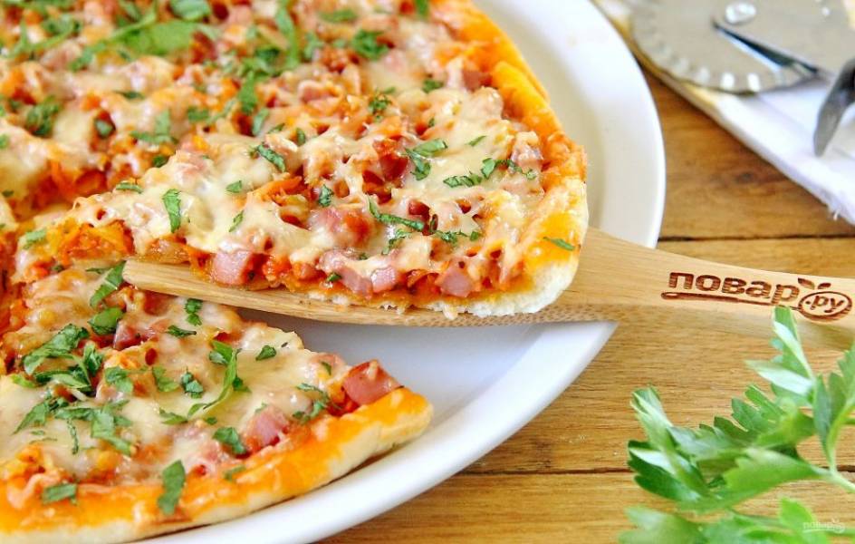 Пицца “Солнечная” с морковью и картофелем: рецепт с фото