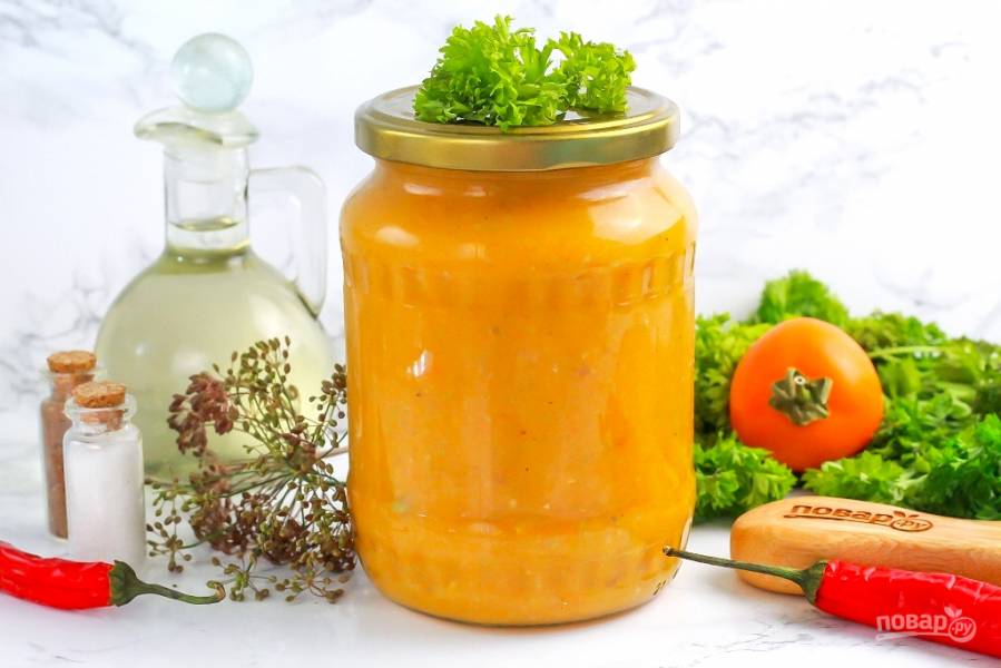 Кабачковая икра в скороварке