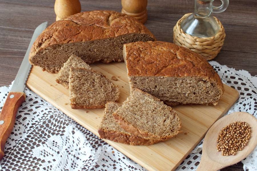 Отрубной диетический хлеб без муки