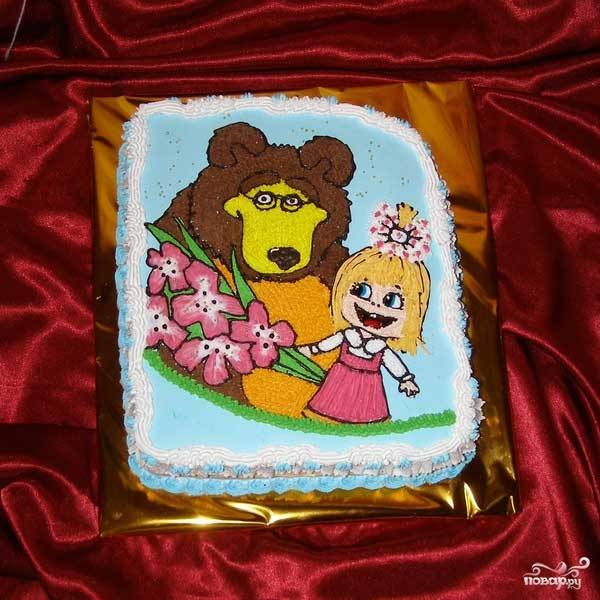 Торт «Маша и медведь»