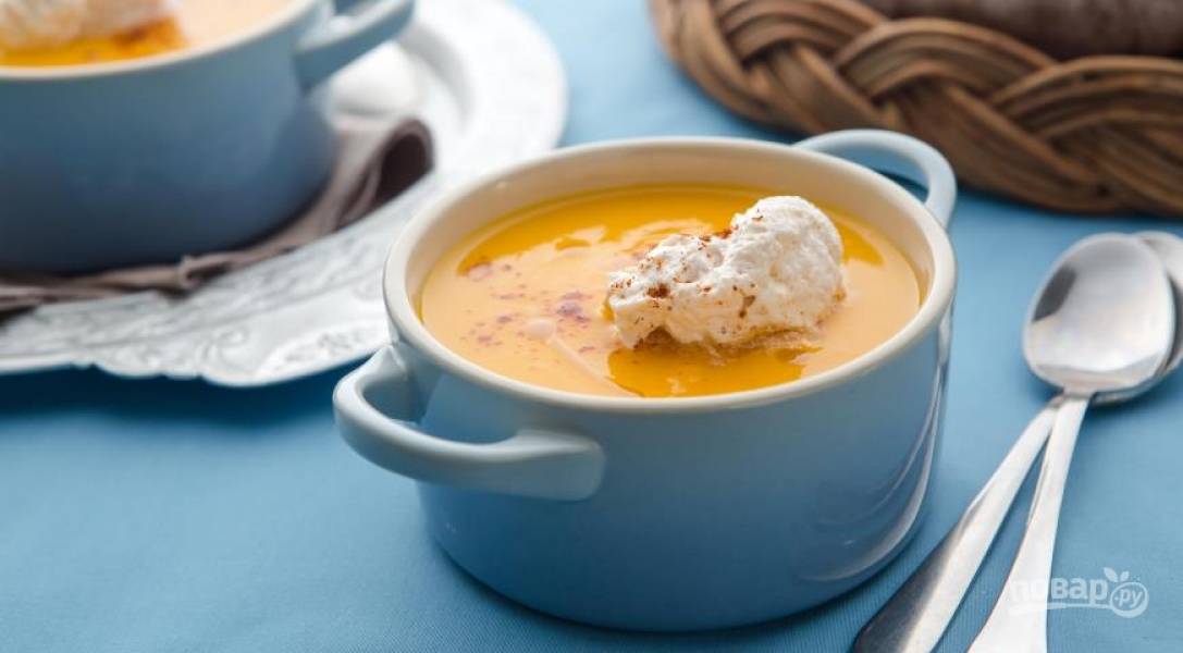 Простой рецепт супа-пюре из тыквы 