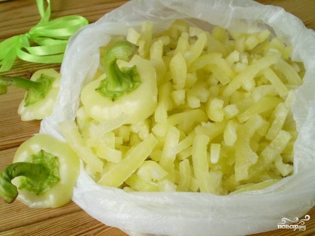 Заморозка перца на зиму