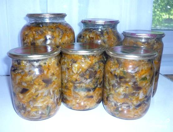 Салат из грибов на зиму рецепт с фото пошагово | Рецепт | Грибы, Салаты, Рецепты