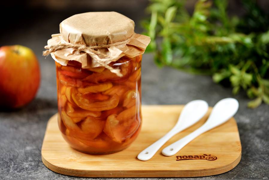 Варенье из яблок дольками