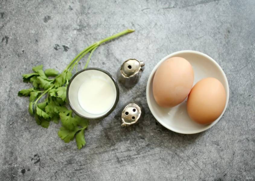 Омлет без молока на сковороде - рецепт с фото пошагово