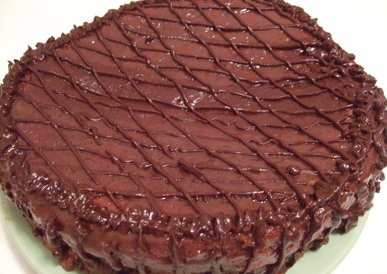 Шоколадный торт с заварным кремом на молоке простой рецепт пошаговый