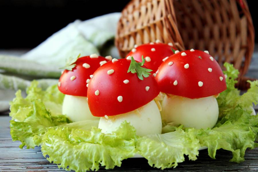 Яйца, фаршированные грибами | Первый Кулинарный | Дзен