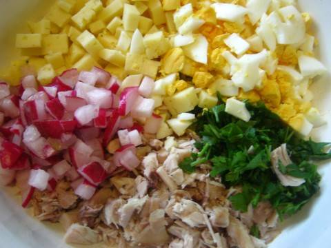 Салат Фиалки - Фото-рецепты пошагового приготовления