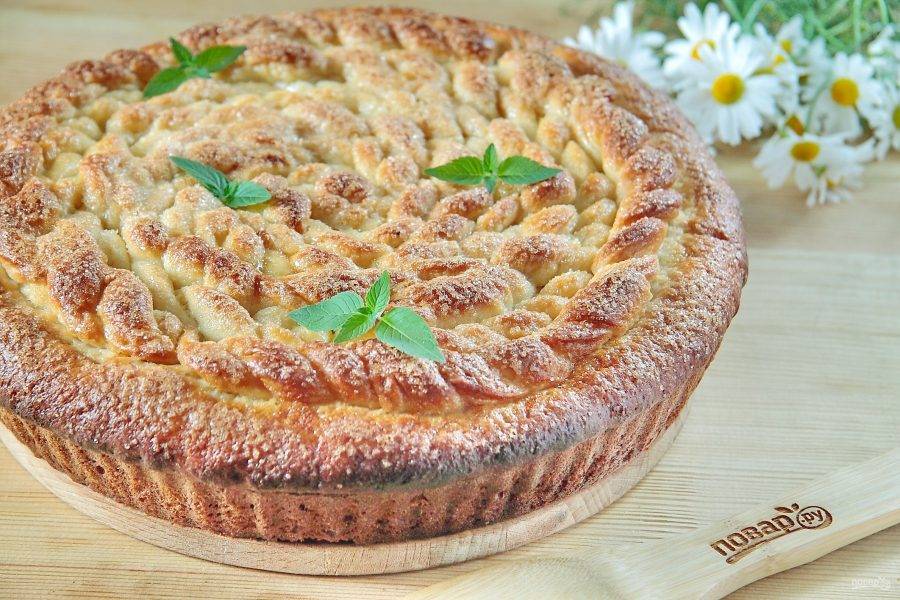 яблочный пирог со сливочным маслом рецепт | Дзен