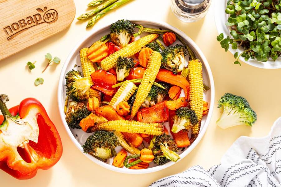 Овощи в аэрогриле