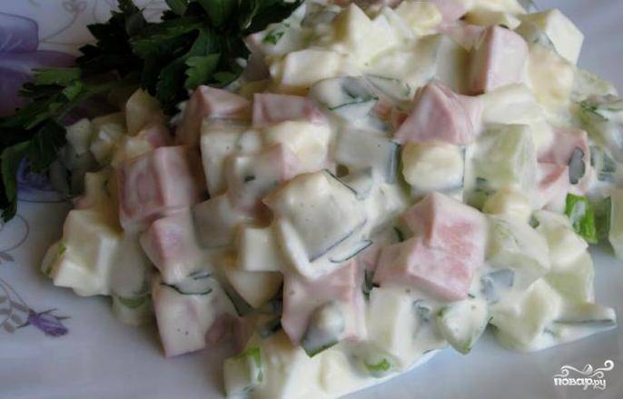 Салат с сосисками, вкусных рецептов с фото Алимеро