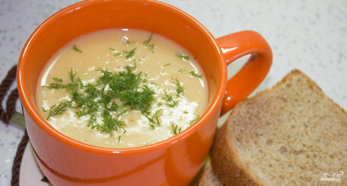 Ингредиенты для супа-пюре из фасоли