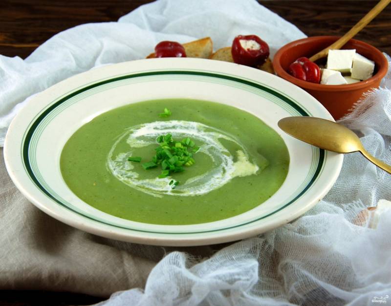 Крем-суп из брокколи диетический