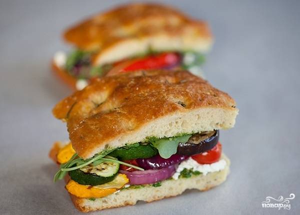 Калифорнийский гриль сэндвич Veggie
