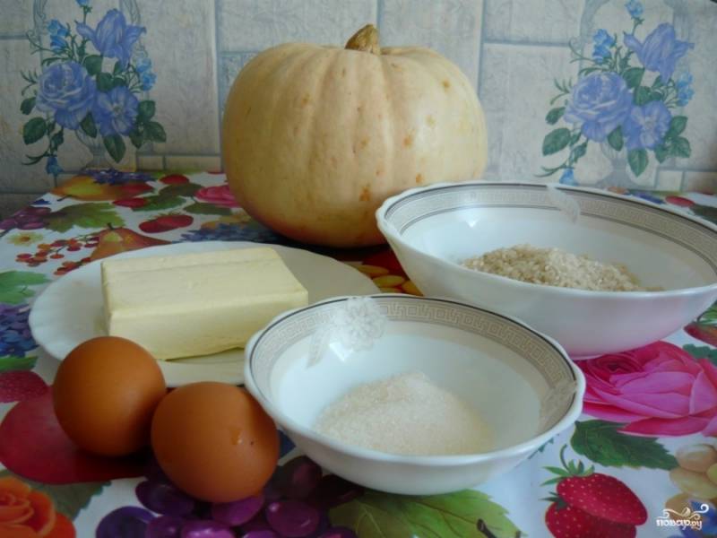 Запеканка из тыквы с рисом — рецепт с фото пошагово. Как приготовить тыквенно-рисовую запеканку в духовке?