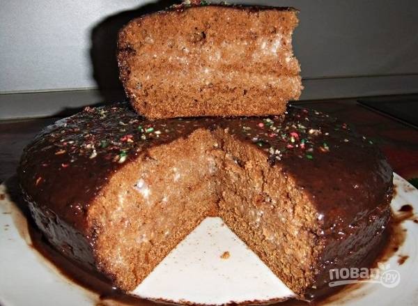 Шоколадный торт на раз-два-три – кулинарный рецепт