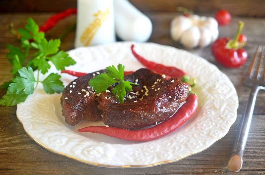 6. При подаче посыпьте кунжутом. Приятного аппетита!