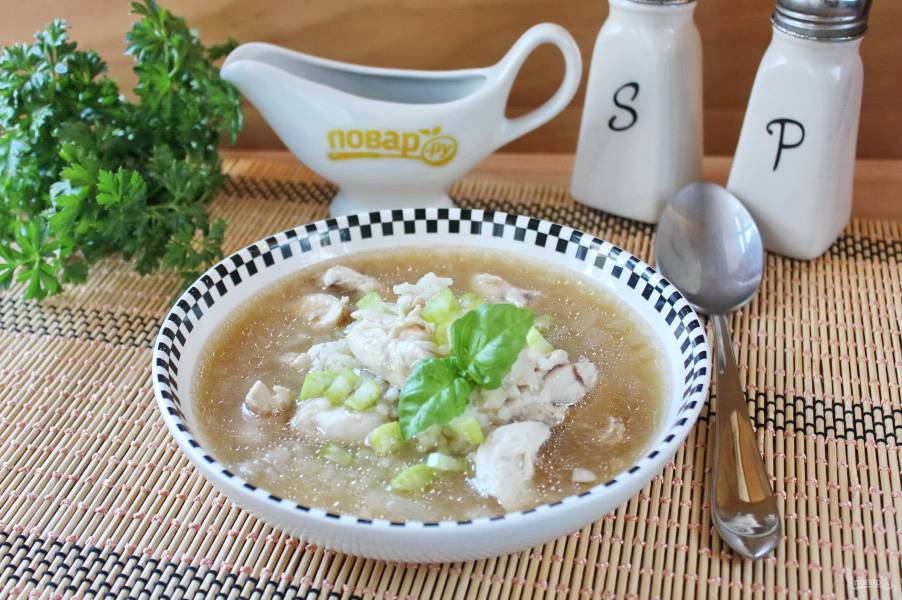 Ингредиенты по рецепту: «Куриный суп с рисом и картофелем»