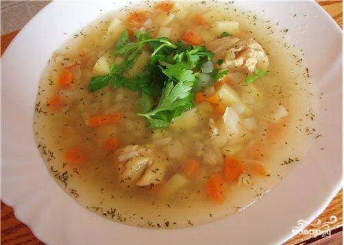Суп из семги с рисом: рецепт с фото