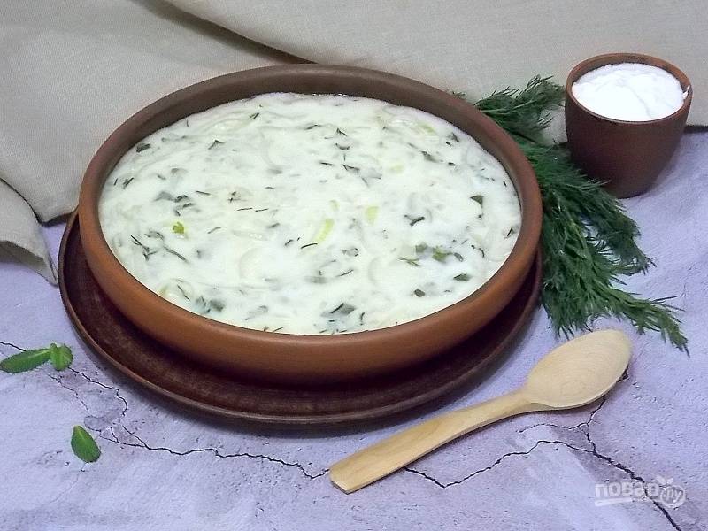 Армянский суп с вермишелью и яйцом