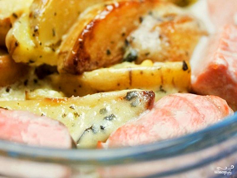 рыба по французски в духовке с картошкой помидорами и сыром рецепт | Дзен