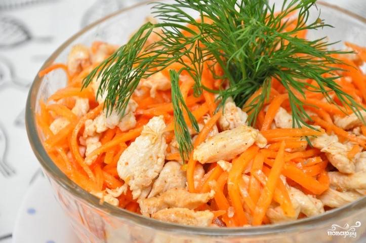 Морковь с мясом по-корейски — рецепт с фото и видео