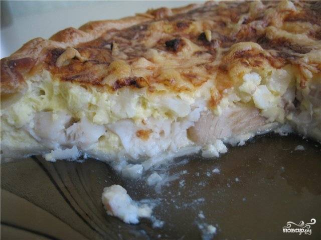 Заливной пирог с рыбой и яйцами - пошаговый рецепт с фото на prachka-mira.ru