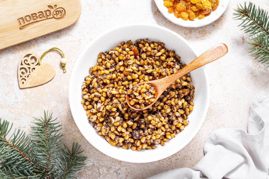 Рассыпчатая простая кутья