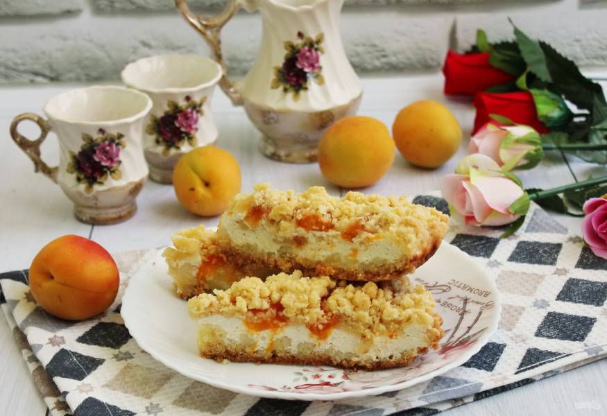 Королевская ватрушка с абрикосами