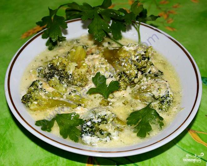 Брокколи в сметанном соусе - пошаговый рецепт с фото на luchistii-sudak.ru