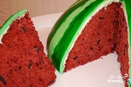 Необычный летний десерт: торт из арбуза без выпечки и заморозки (фото)