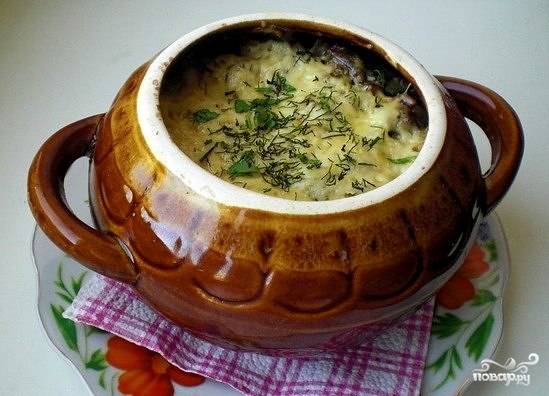 Картофель с грибами в горшочках - пошаговый рецепт с фото на manikyrsha.ru