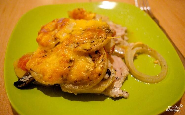 Мясо по-французски из курицы - пошаговые рецепты с фото
