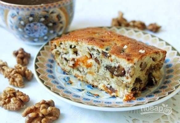 Овсяный кекс с орехами и черносливом - Рецепты в мультиварке Марины Петрушенко