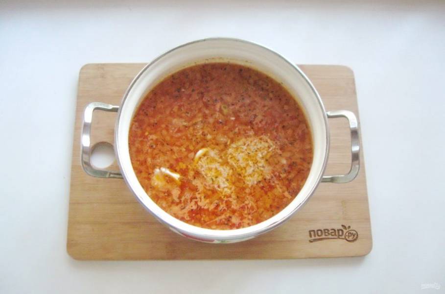 Постный суп с пшеном