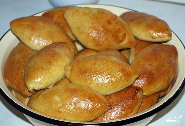 Пирожки с грибами в духовке