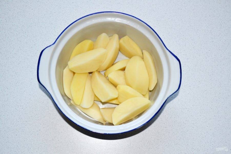 Картошка, запечённая в духовке с майонезом и горчицей