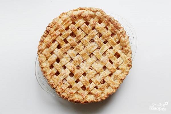 10. Вот такая красота получится в результате. Надеюсь, что этот вариант, как приготовить тесто для яблочного пирога, вы возьмете на заметку. 
