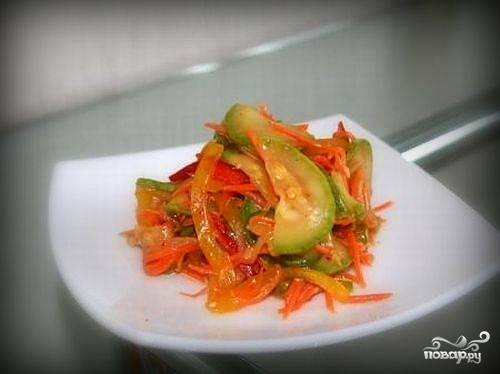 Салат по-корейски из кабачков