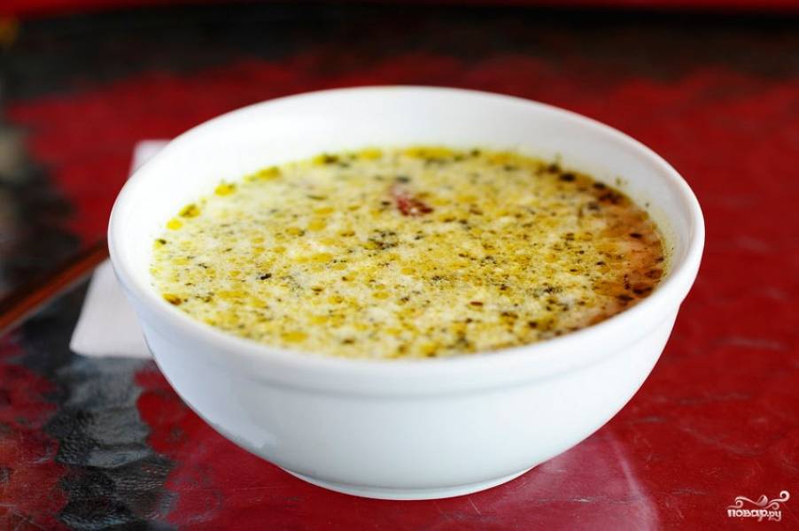 Ингредиенты для «Кремовый суп-пюре из шпината»: