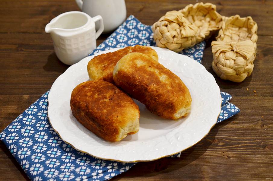 Ингредиенты для «Жареные пирожки с картофелем во фритюре»: