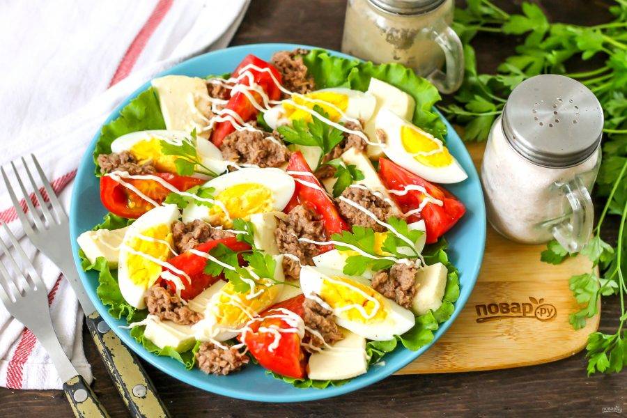 Белковый салат – 20 лучших рецептов