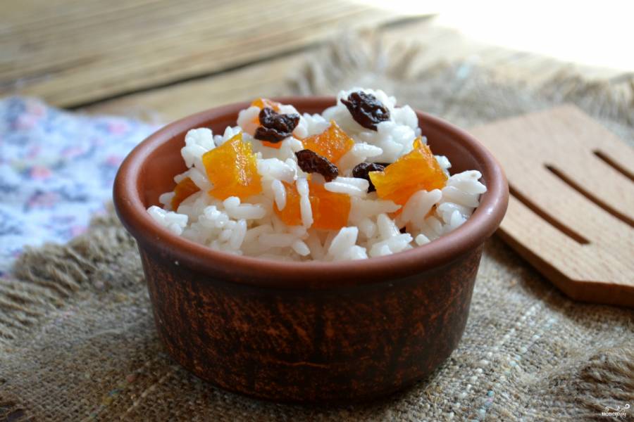 Сладкий рис с изюмом – пошаговый рецепт приготовления с фото