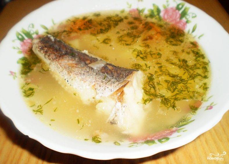 Суп картофельный с рыбой